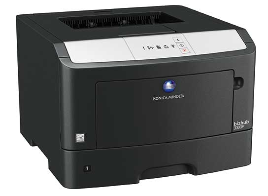 Small black office printer