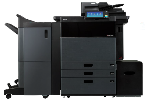 Black multifunction office printer